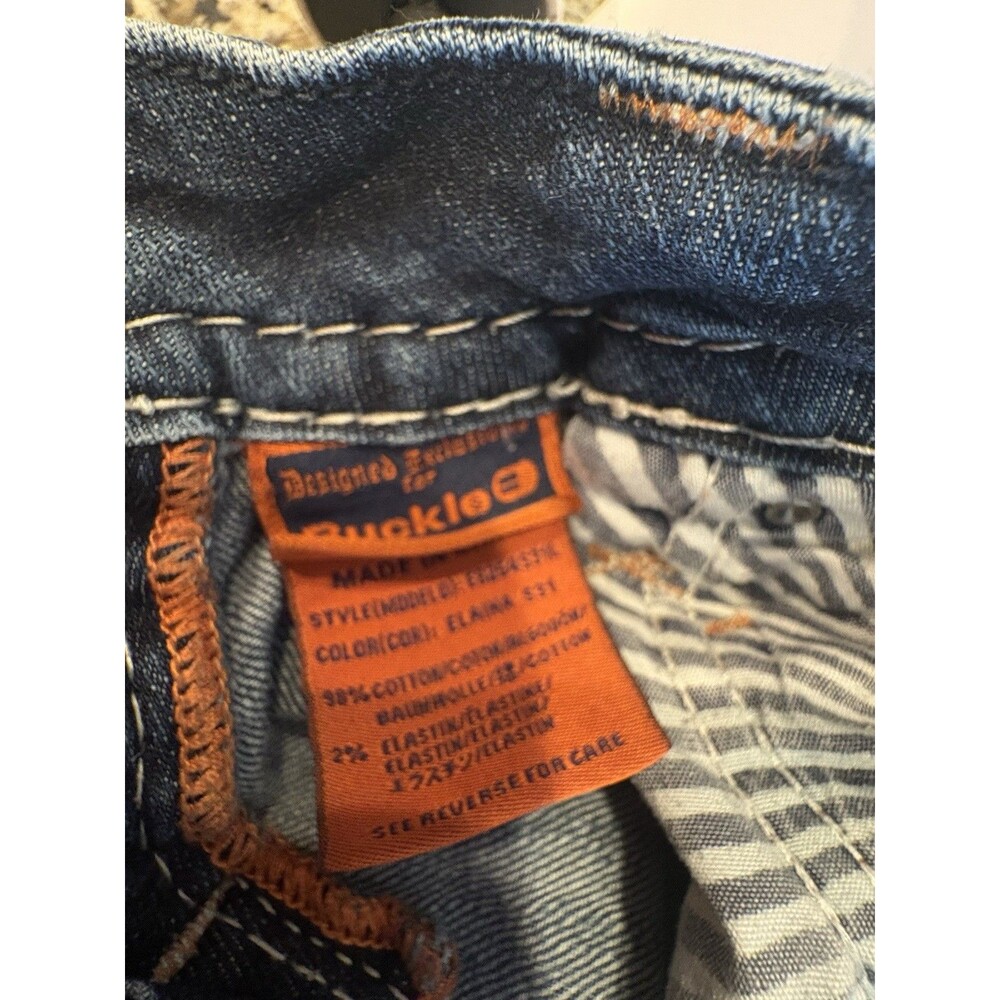 Rock Revival Womens Skinny Jeans Tag Sz 26 (Actual Sz 26" x 33") Y2K - Picture 7 of 9